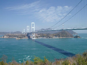 Shimanami Kaido suspension bridges