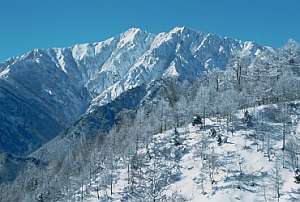 Japan Alps in Winter