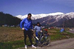 rural road with North Alps